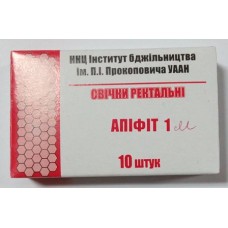 Свечи "Апифит 1 м" с прополисом и гомогенатом личинок матки (10 шт)